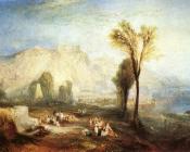 The Bright Stone of Honor,Ehrenbrietstein,and the Tomb of Marceau, from Byron's Childe Harold - 约瑟夫·玛罗德·威廉·透纳